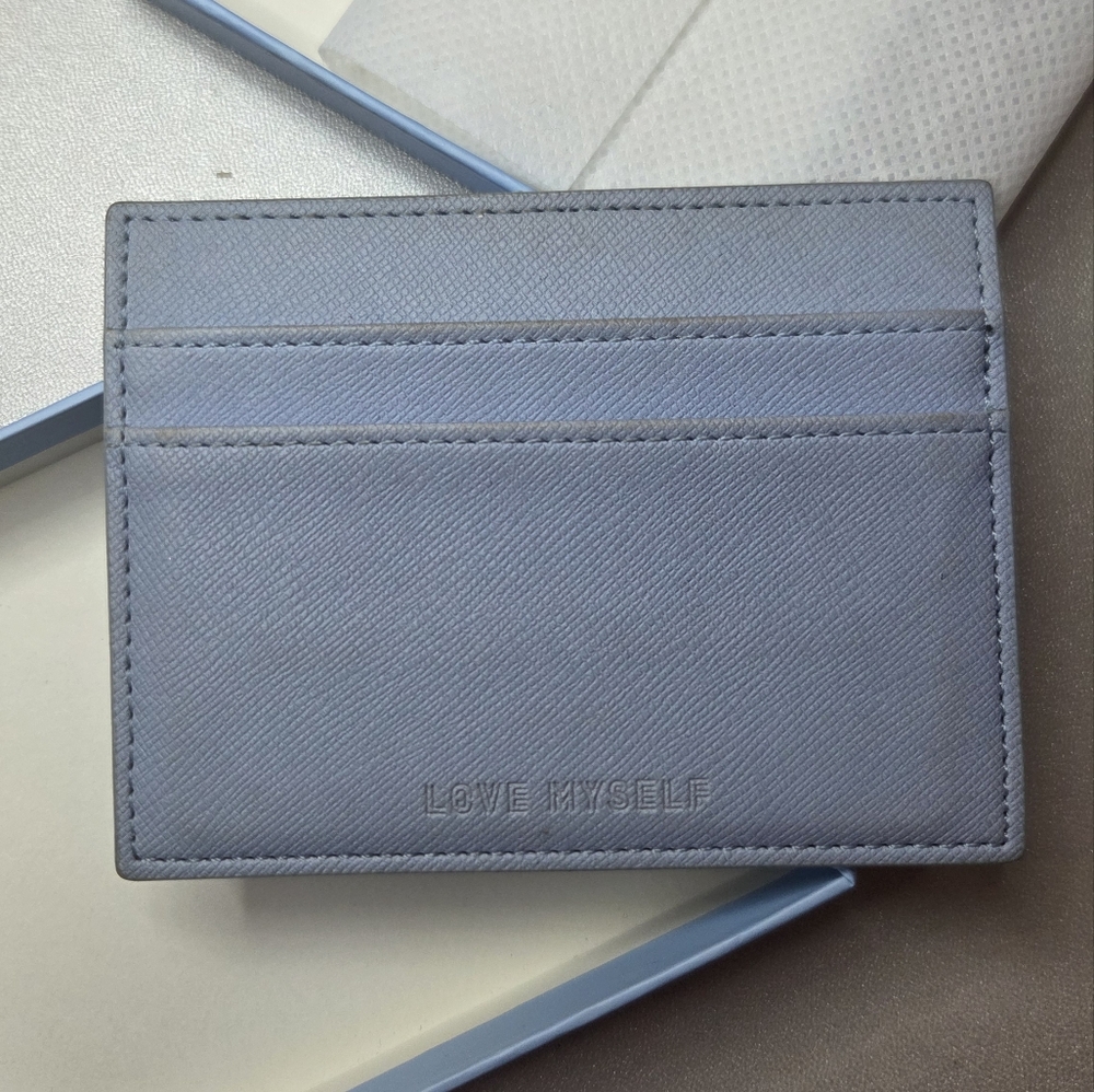 BTS Love Myself Blue Card Case